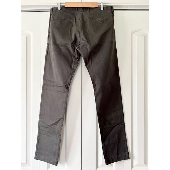 J. Crew Men's 484 Slim Fit Stretch Chino Pants in Grey - Picture 6 of 9
